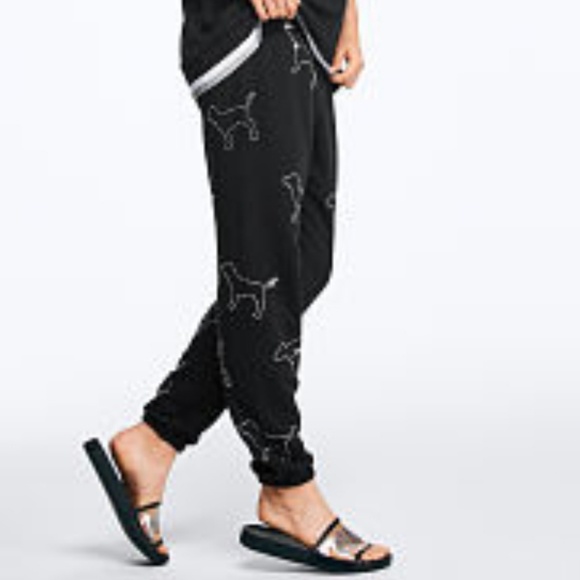 VS PINK Hooded tunic pullover XS Pants Small NIP - Picture 3 of 4